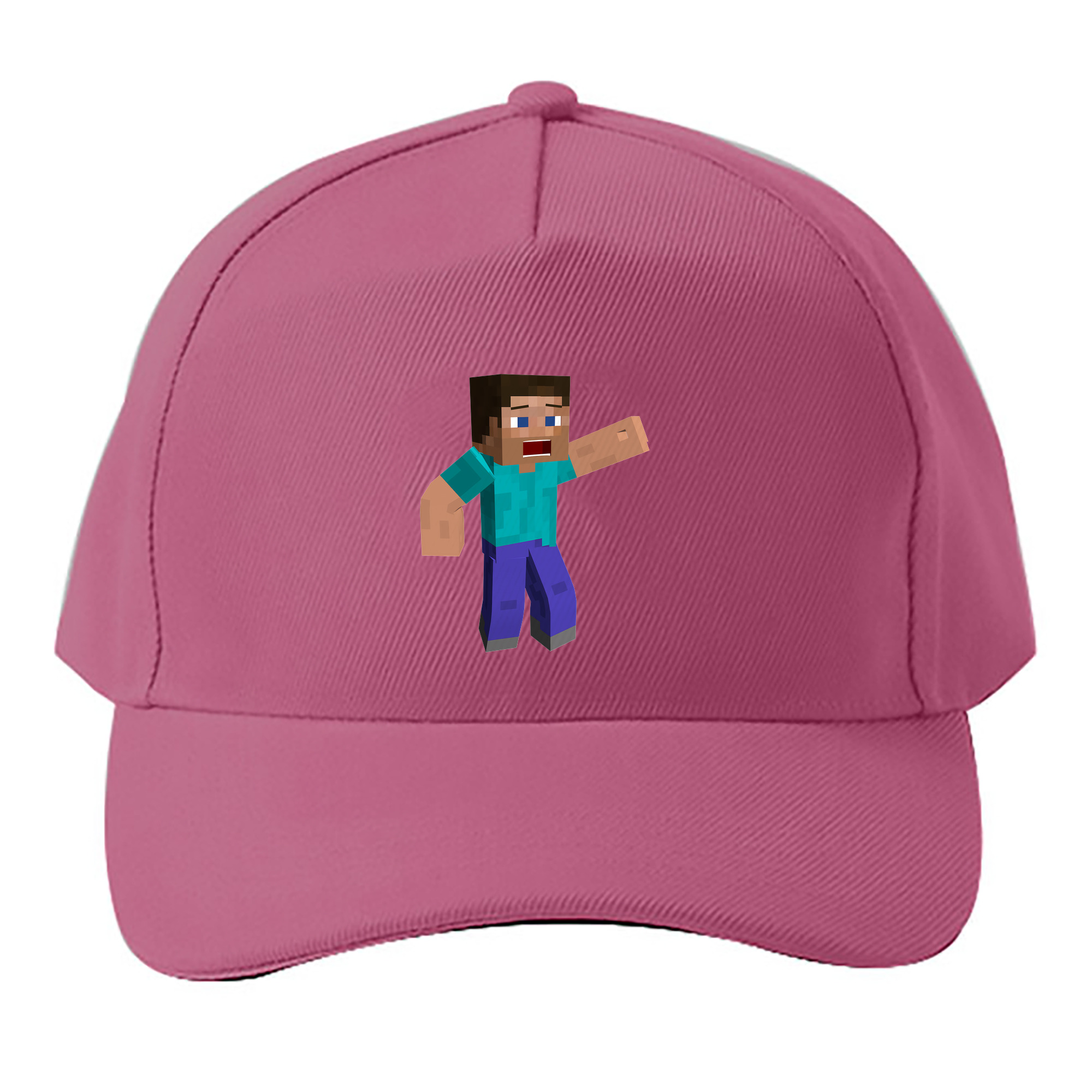 （画像用） マインクラフト ブロックの世界 Minecraft MC Block world ベースボールキャップ 綿100％ 男女兼用 帽子 スポーツ